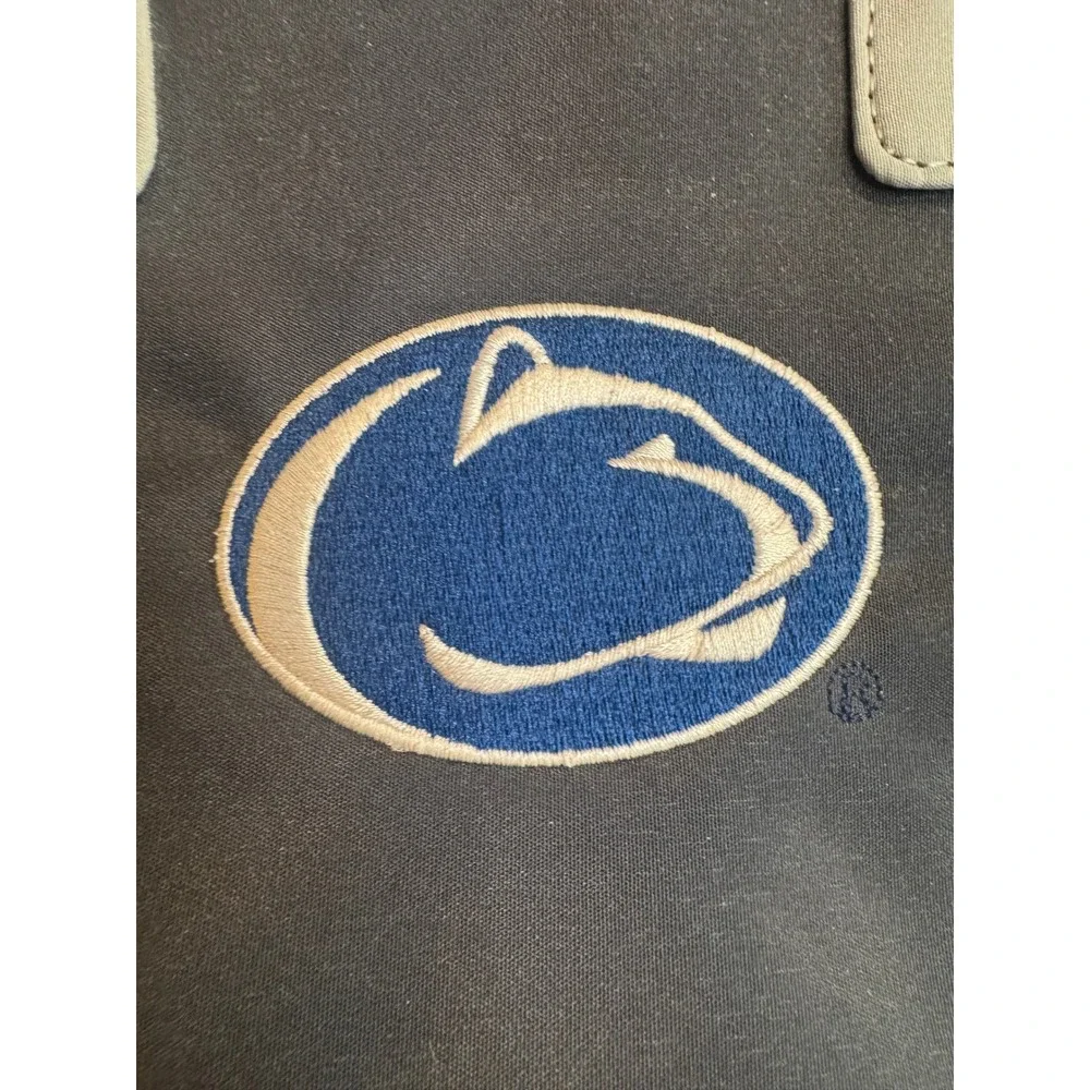 Sandol Penn‎ State Handbag Blue Gray Logo Purse Structured Mini Satchel